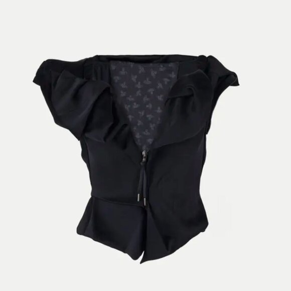 Corset Jacket w zip off sleeves - Picture 9 of 16